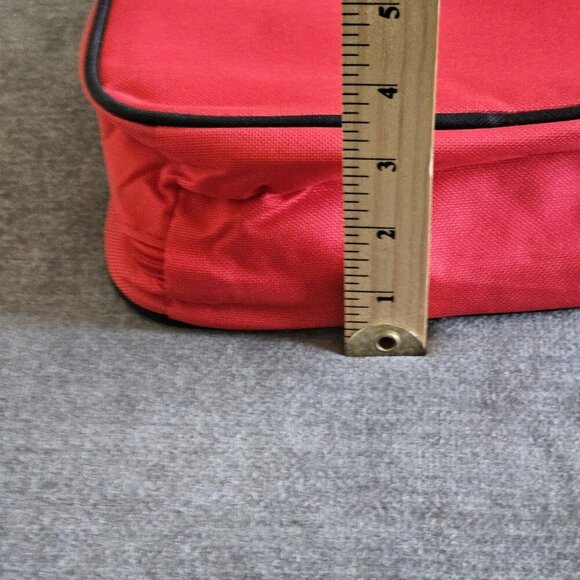 Native Explore Insulated Lunch Bag Red Zip Up Bear And Friends By Simone Diamond - Picture 8 of 15